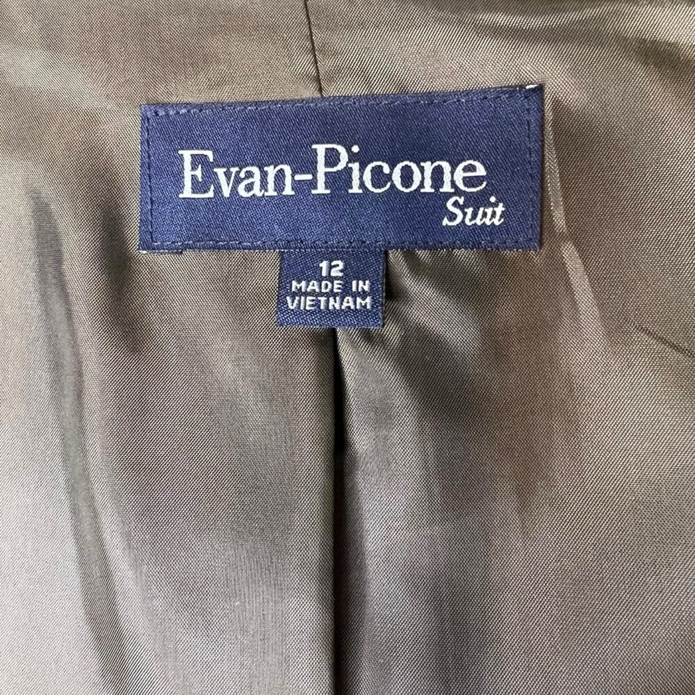Evan-Picone Suit Women’s Suit Jacket Size 12 Olive Green - Picture 8 of 9